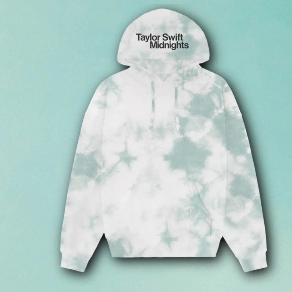 Taylor Swift Midnights Green Tie Dye Hoodie NEW - Picture 2 of 3